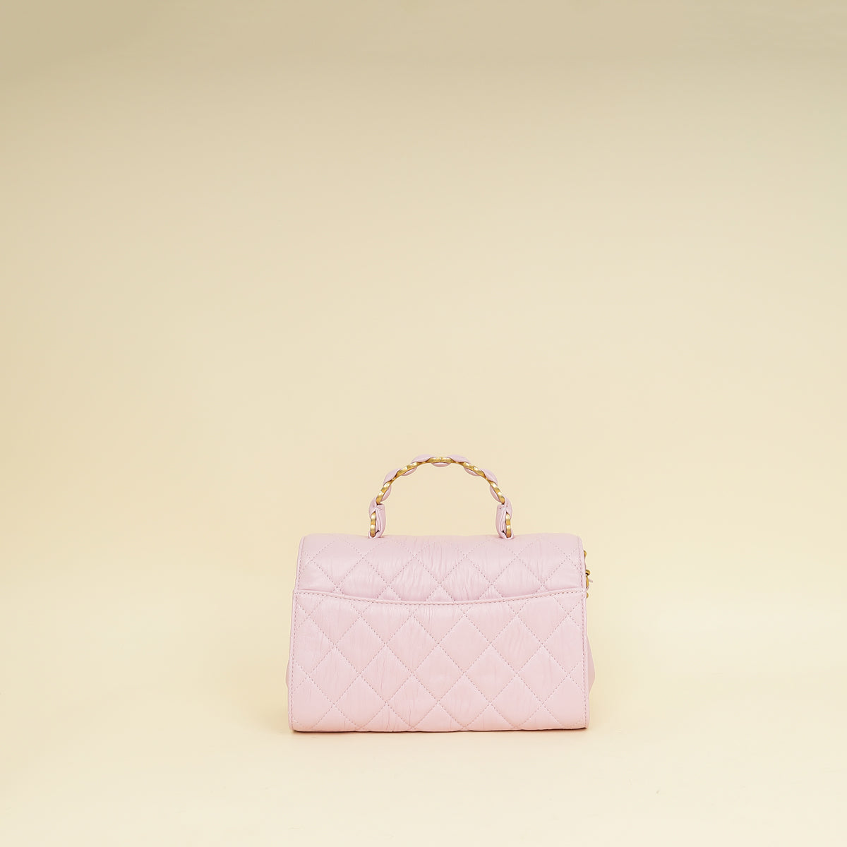 Chanel Lilac CC Wrapped Handle Small Bag