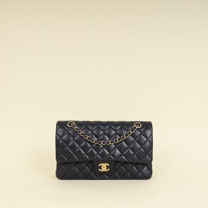 Chanel Indigo Blue CC Classic Double Flap Medium Bag
