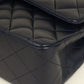 Chanel Indigo Blue CC Classic Double Flap Medium Bag