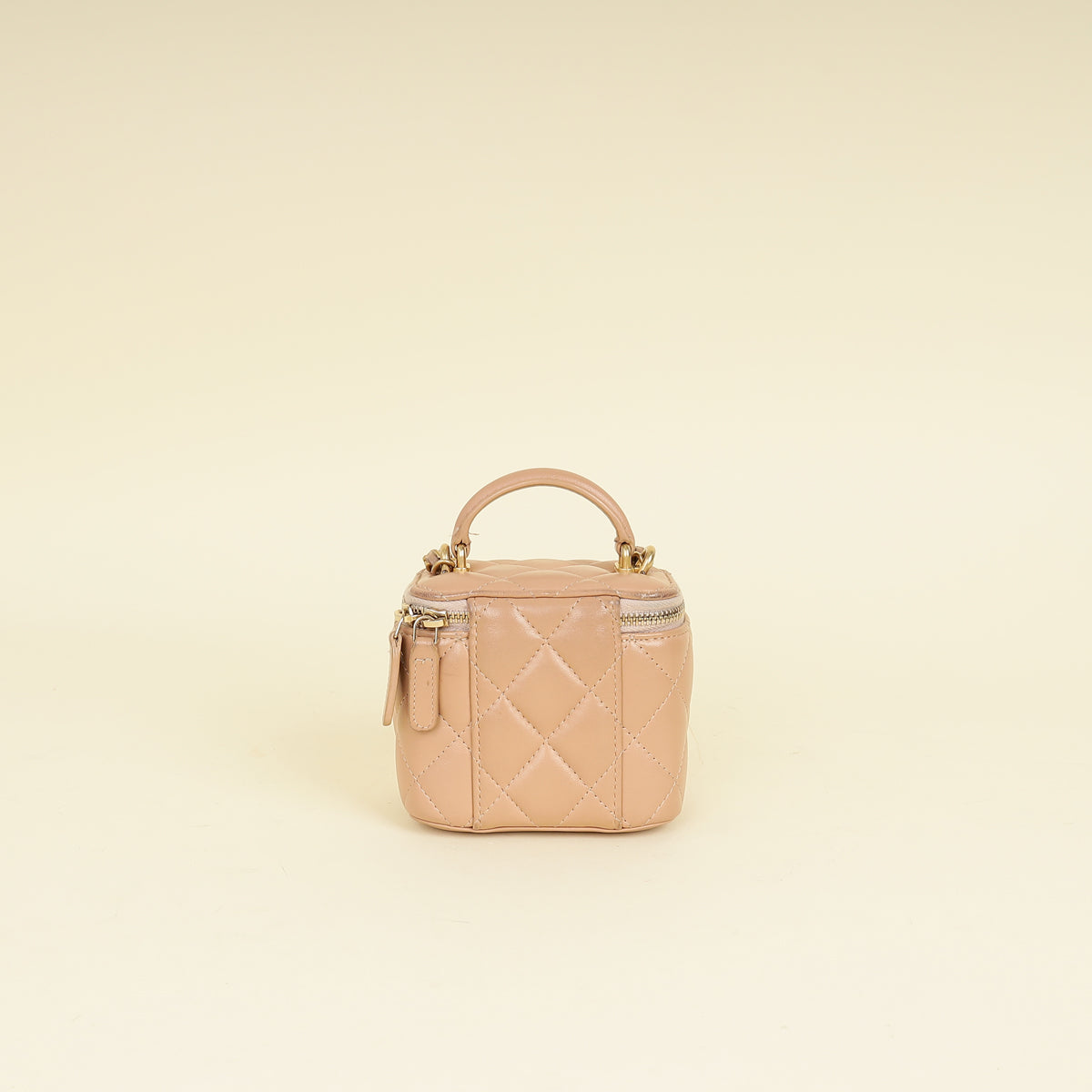 Chanel Nude CC Top Handle Mini Vanity Bag