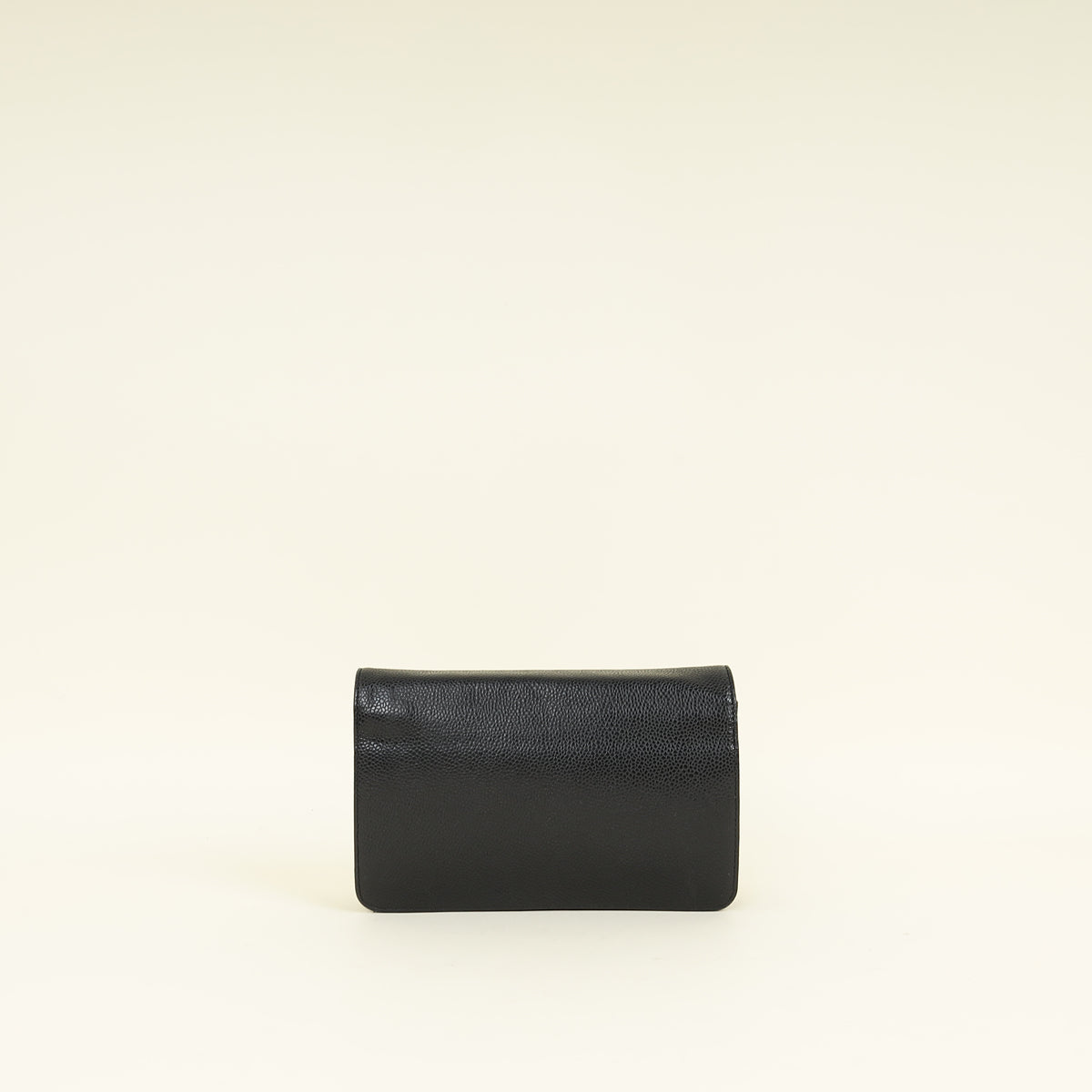 Chanel Black CC Timeless Wallet On Chain