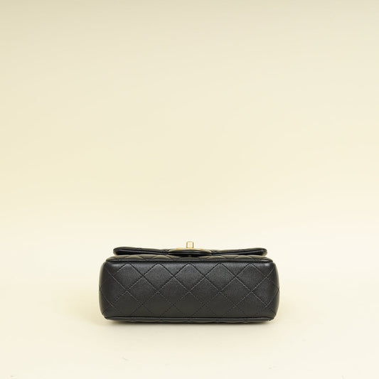 Chanel Black CC Crush Mini Rectangular Flap Bag