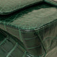 Chanel Forest Green Crocodile 2.55 Reissue Double Flap 227 Bag