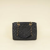 Chanel Black Grand Shopping Tote (GST) Medium Bag