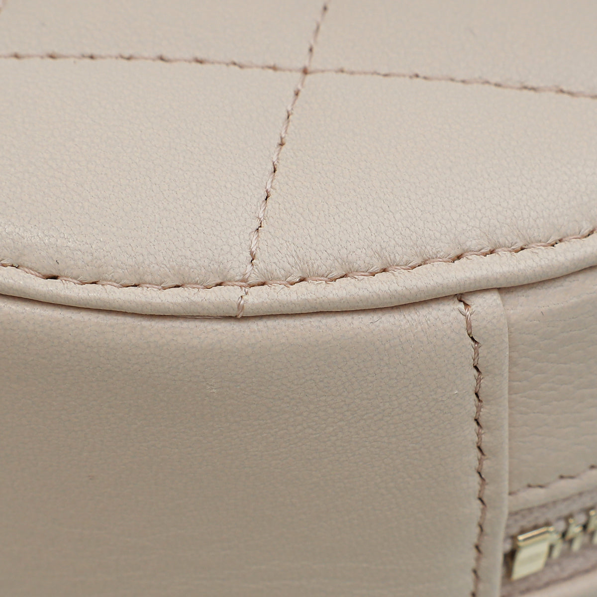 Chanel Ultra Light Pink Pearl Crush Round Chain Bag