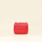 Chanel Red CC Classic Mini Square Flap Bag