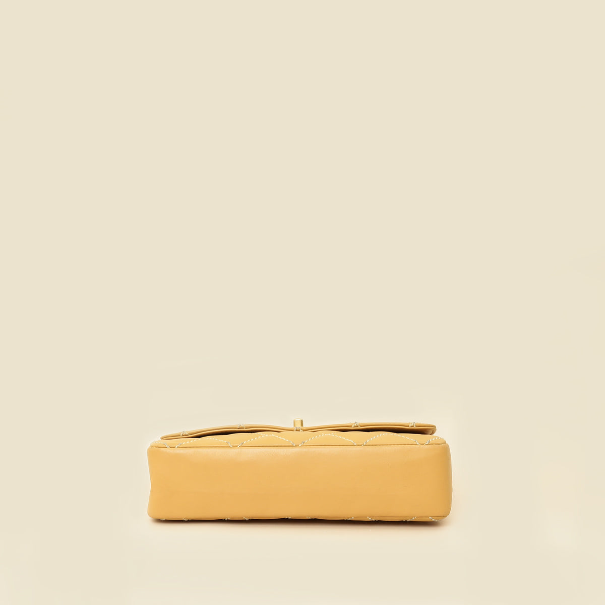 Chanel Beige Wild Stitch Flap Medium Bag