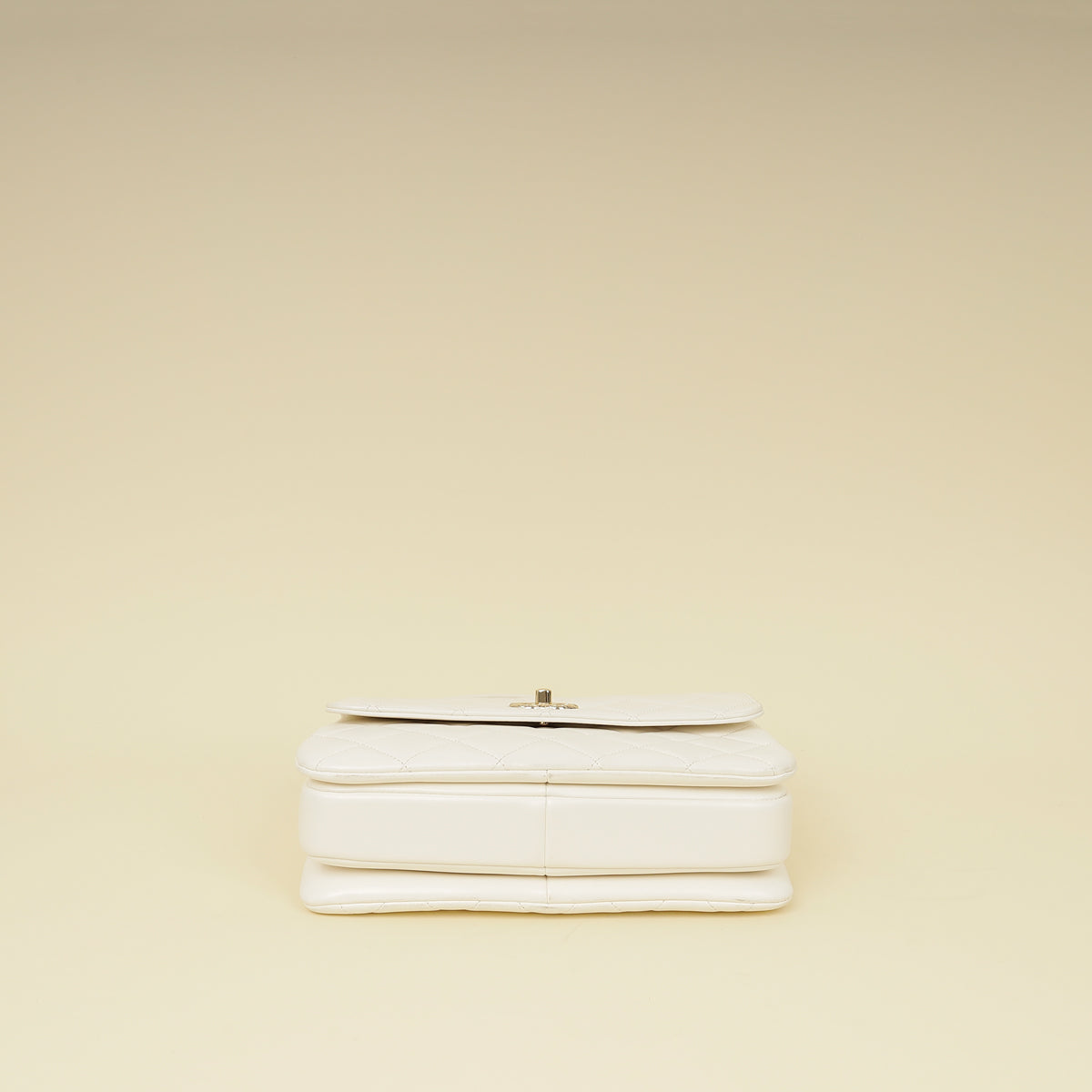 Chanel White Trendy Flap Bag
