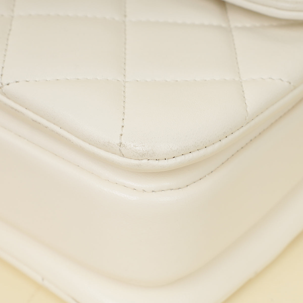 Chanel White Trendy Flap Bag