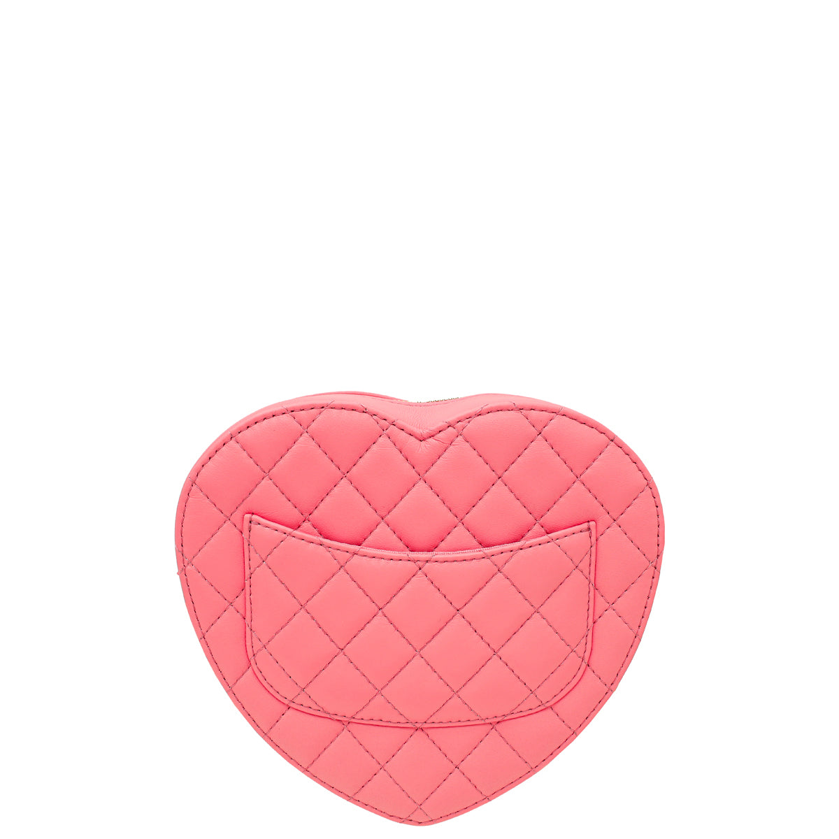 Chanel Pink CC In Love Heart Bag