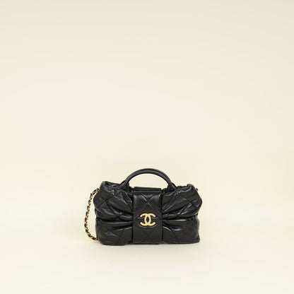 Chanel Black CC Mini Bow Bag