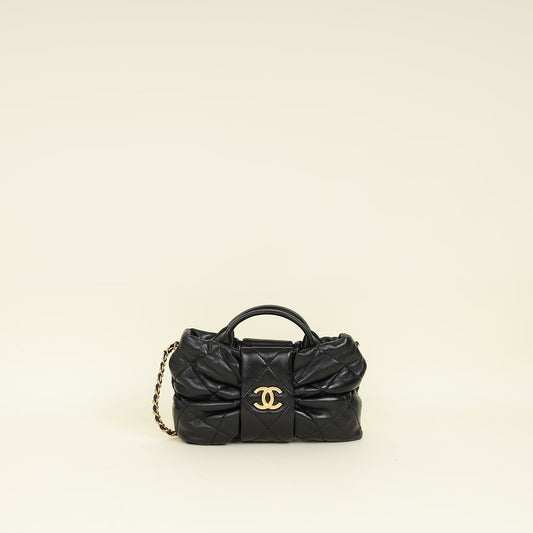 Chanel Black CC Mini Bow Bag