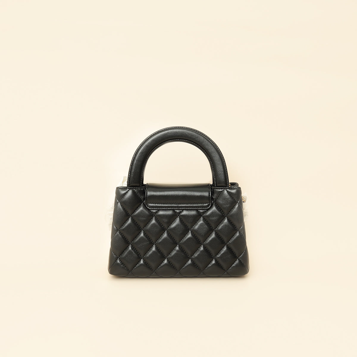 Chanel Black CC Mini Kelly Top Handle Bag