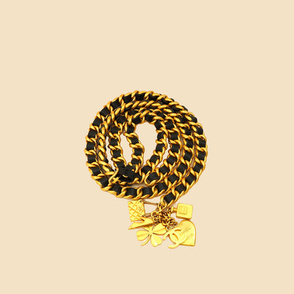 Chanel Black   Chain Charm Belt