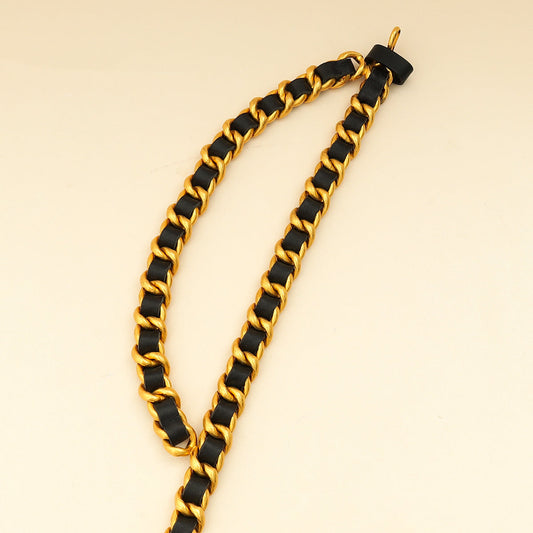 Chanel Black   Chain Charm Belt