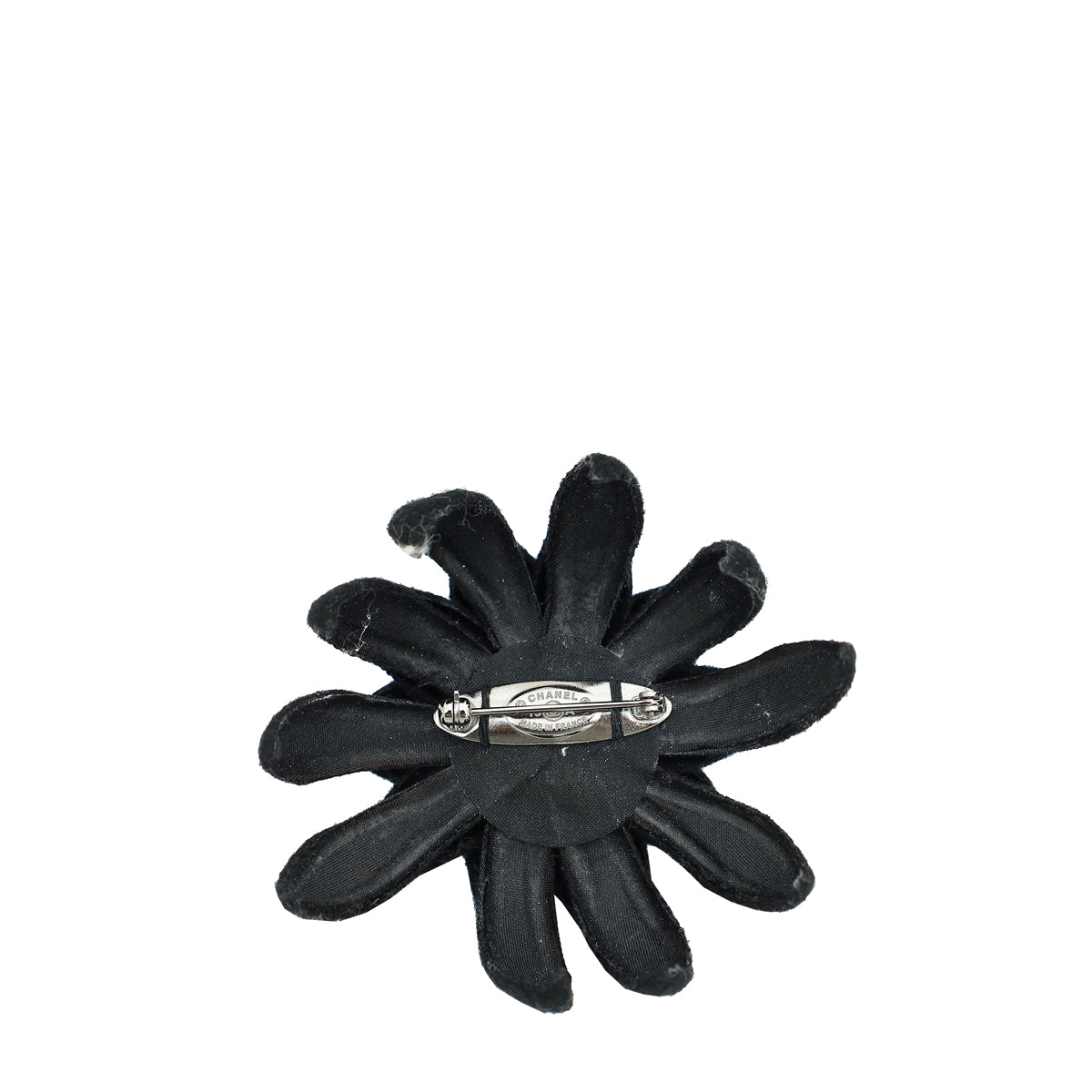 Chanel Bicolor Flower CC Felt Brooch