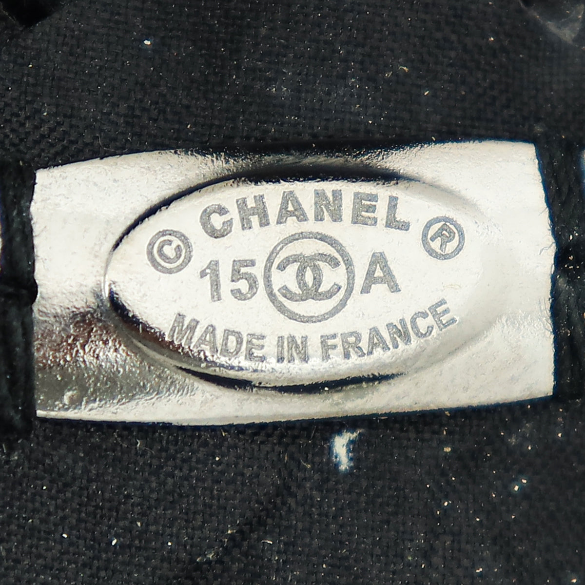 Chanel Bicolor Flower CC Felt Brooch