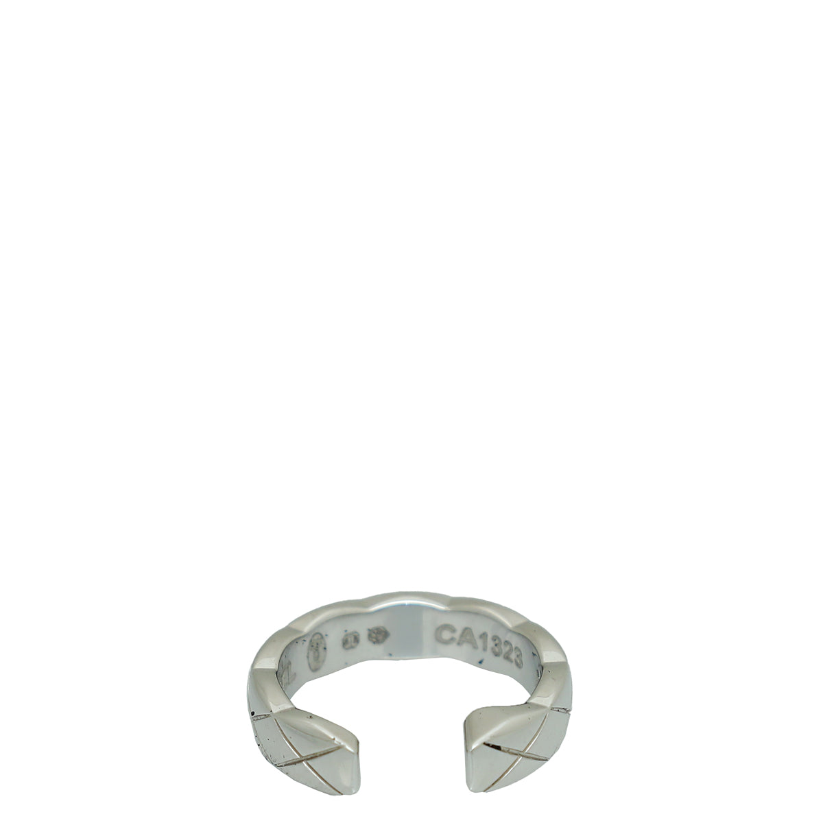 Chanel 18K White Gold Diamonds Coco Crush Single Earring