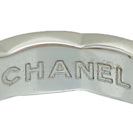 Chanel 18K White Gold Diamonds Coco Crush Single Earring