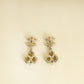 Chanel Gold CC Drop Earrings