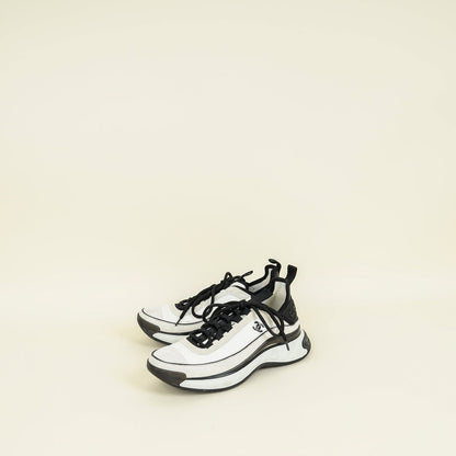 Chanel Bicolor CC Trainer Sneaker 38.5
