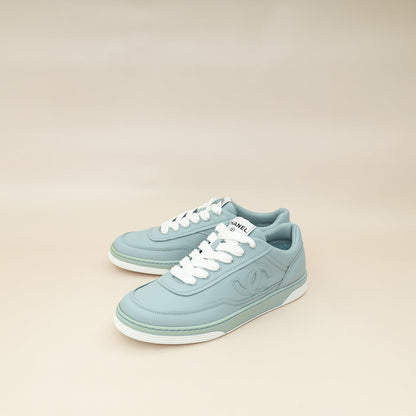 Chanel Light Blue CC Sneaker 38.5