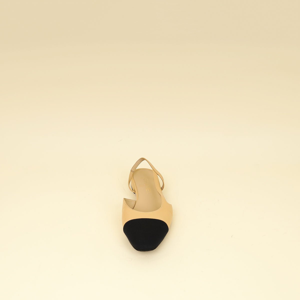 Chanel Bicolor Flat Slingback 39.5