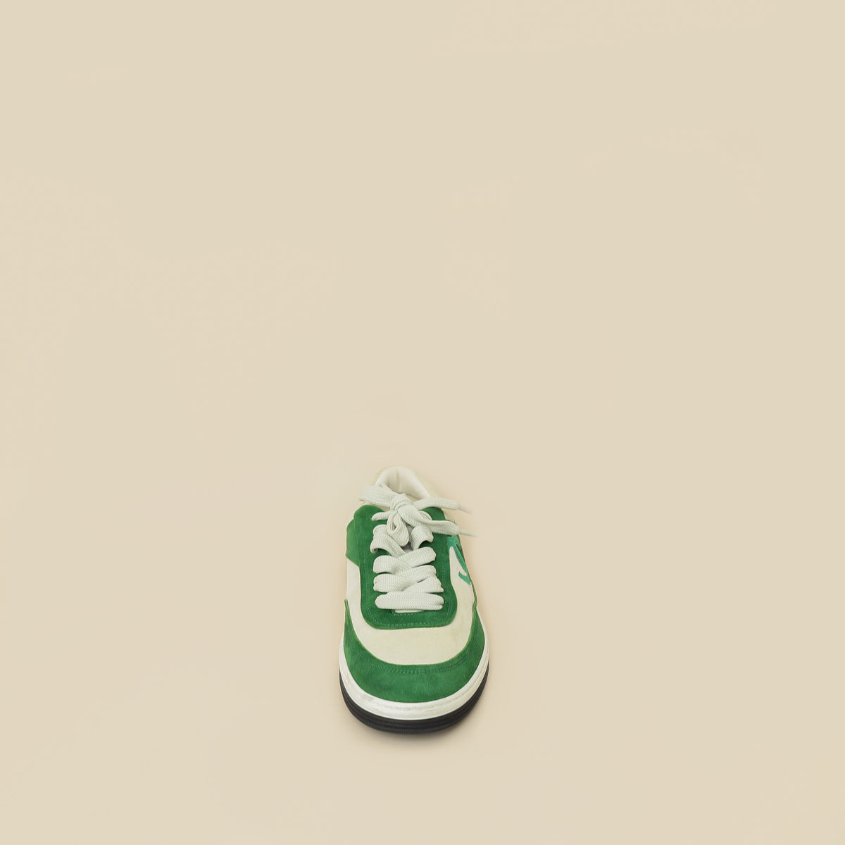 Chanel Bicolor CC Suede Trainer Sneaker 39.5