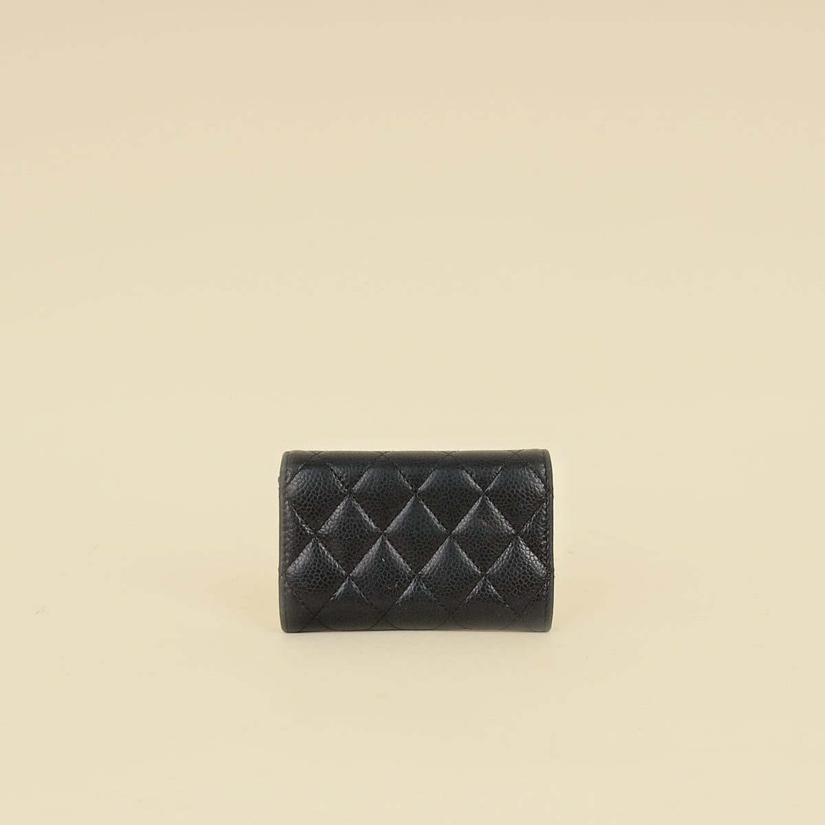 Chanel Black CC Classic Flap Card Holder
