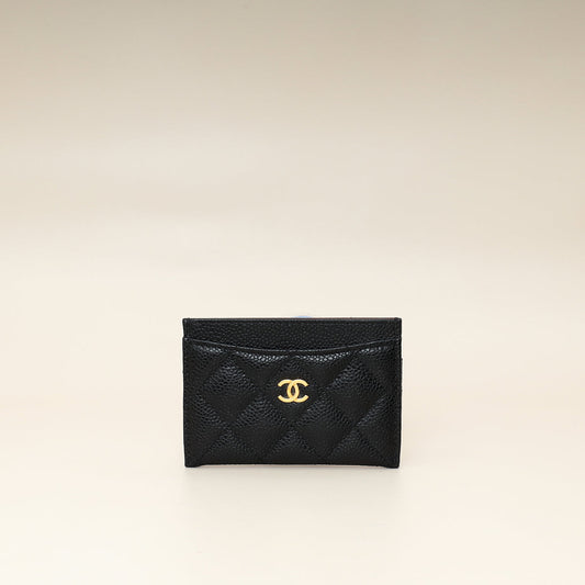 Chanel Black CC Classic Card Holder