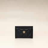 Chanel Black CC Classic Card Holder
