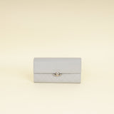 Chanel Grey CC Box Flap Wallet