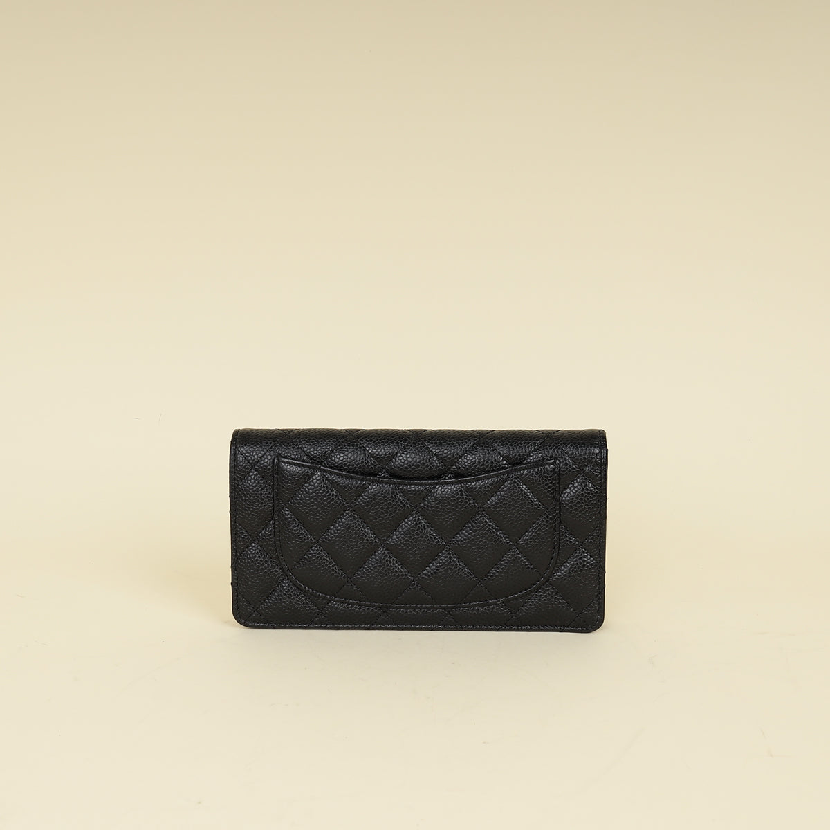 Chanel Black Classic CC Long Wallet