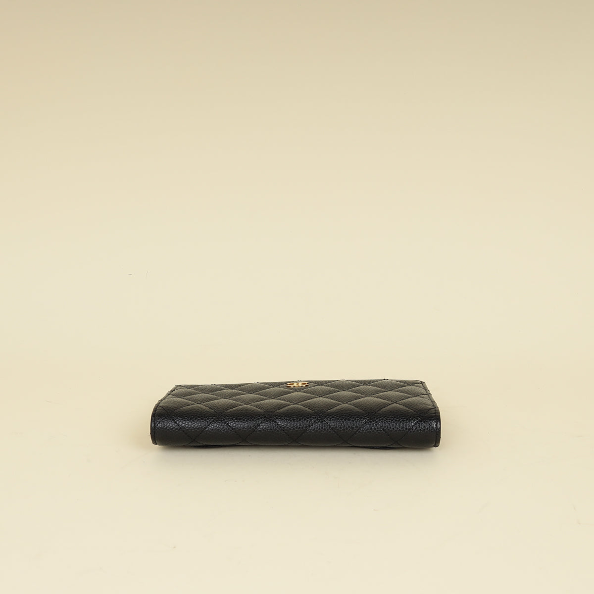 Chanel Black Classic CC Long Wallet