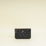 Chanel Black Classic Small Zipped Pouch