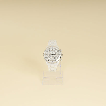 Chanel Stainless Steel J12 Ceramic Chronograph 41mm Automatic Watch