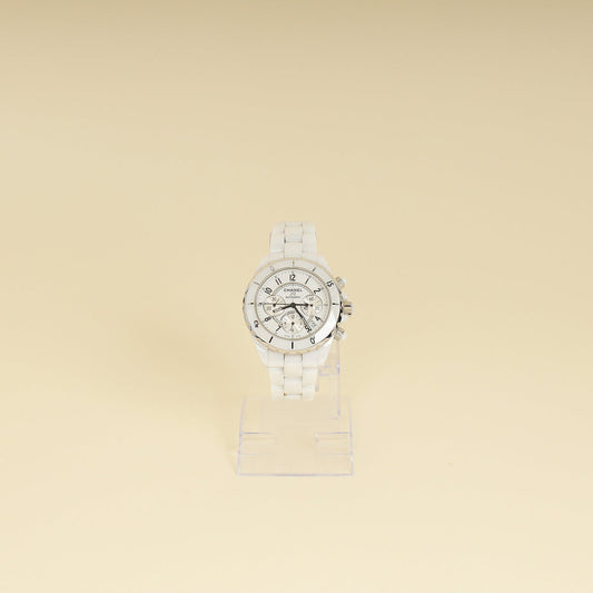 Chanel Stainless Steel J12 Ceramic Chronograph 41mm Automatic Watch