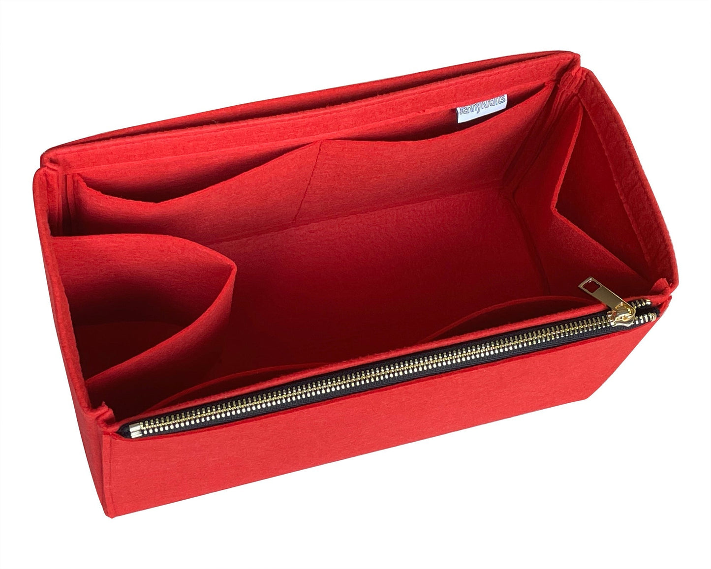 Organizer for [City Keepall] (w/ Single Zipper Water Bottle Holder) Felt Organizer, Duffle Bag Tote Insert Bag Organiser