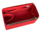 Organizer for [Keepall XS] (w/ Single Zipper Water Bottle Holder) Felt Organizer, Duffle Bag Tote Insert Bag Organiser