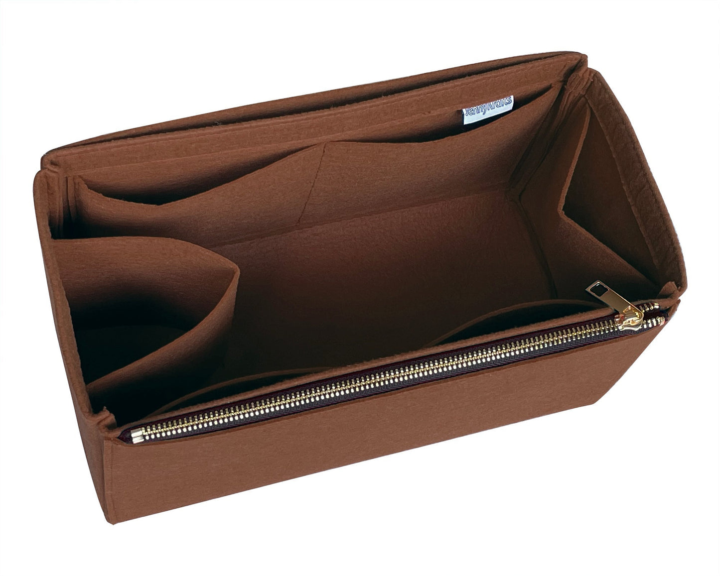 Organizer for [Keepall XS] (w/ Single Zipper Water Bottle Holder) Felt Organizer, Duffle Bag Tote Insert Bag Organiser