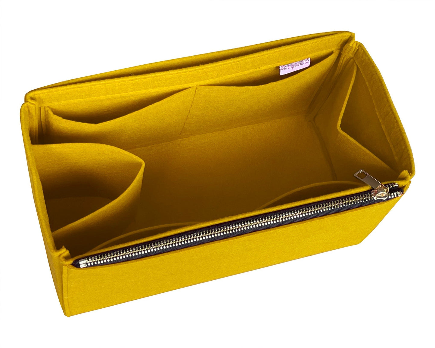 Organizer for [City Keepall] (w/ Single Zipper Water Bottle Holder) Felt Organizer, Duffle Bag Tote Insert Bag Organiser