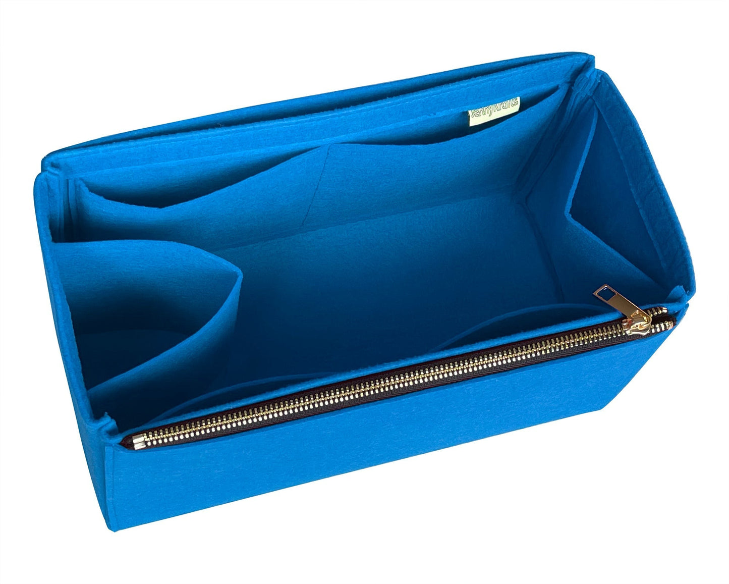 Organizer for [Keepall XS] (w/ Single Zipper Water Bottle Holder) Felt Organizer, Duffle Bag Tote Insert Bag Organiser