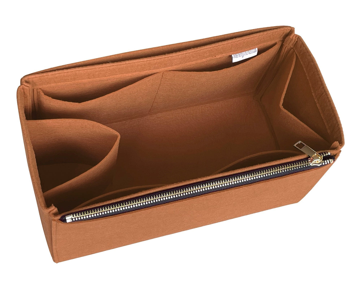 Organizer for [City Keepall] (w/ Single Zipper Water Bottle Holder) Felt Organizer, Duffle Bag Tote Insert Bag Organiser