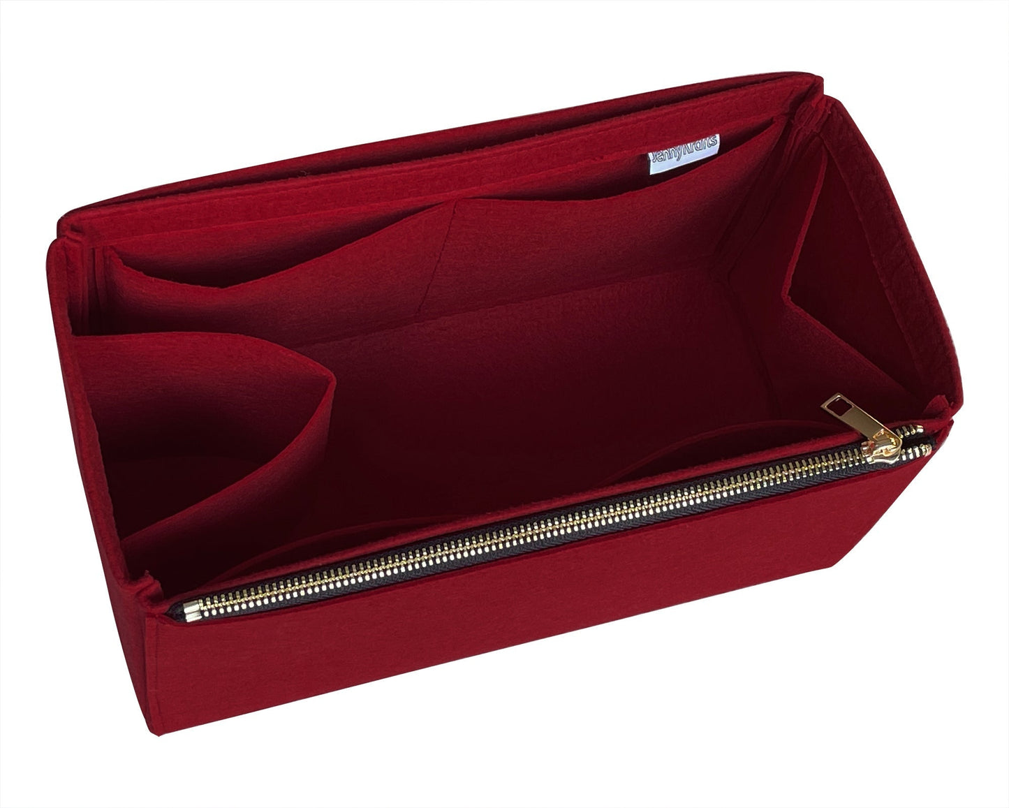 Organizer for [City Keepall] (w/ Single Zipper Water Bottle Holder) Felt Organizer, Duffle Bag Tote Insert Bag Organiser