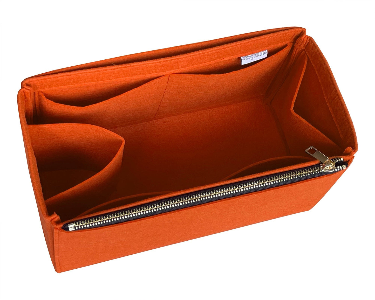 Organizer for [City Keepall] (w/ Single Zipper Water Bottle Holder) Felt Organizer, Duffle Bag Tote Insert Bag Organiser