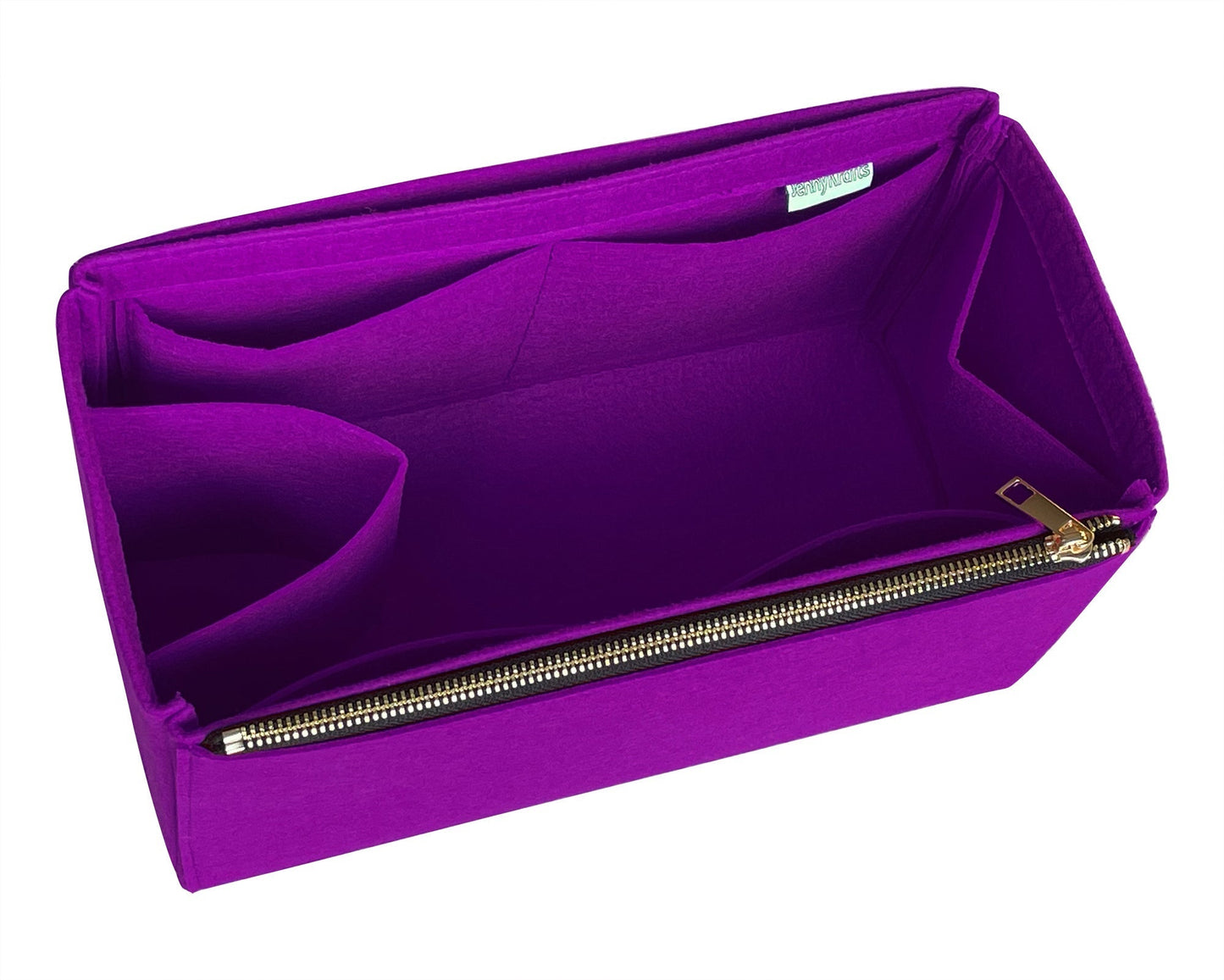 Organizer for [City Keepall] (w/ Single Zipper Water Bottle Holder) Felt Organizer, Duffle Bag Tote Insert Bag Organiser
