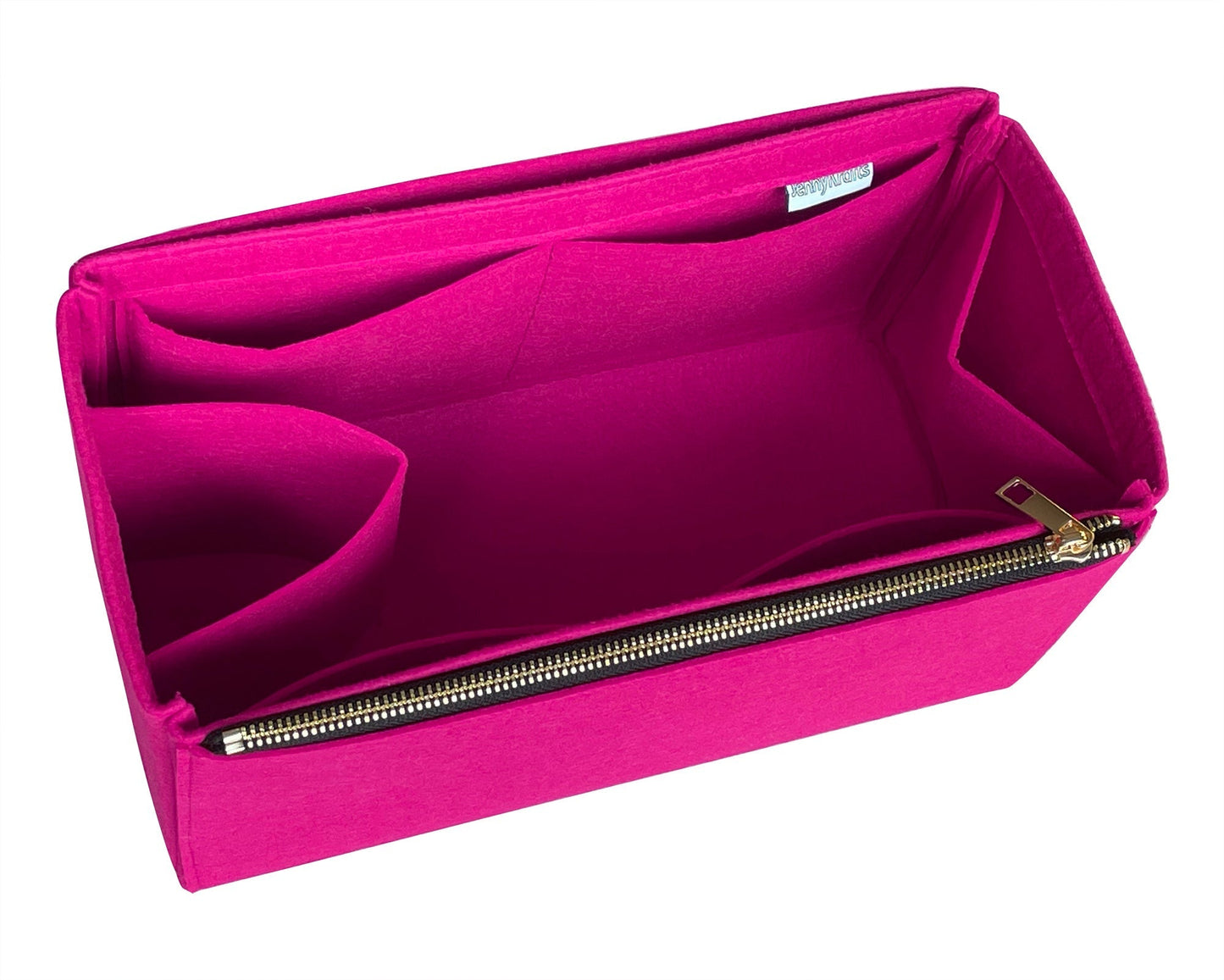 Organizer for [Keepall XS] (w/ Single Zipper Water Bottle Holder) Felt Organizer, Duffle Bag Tote Insert Bag Organiser