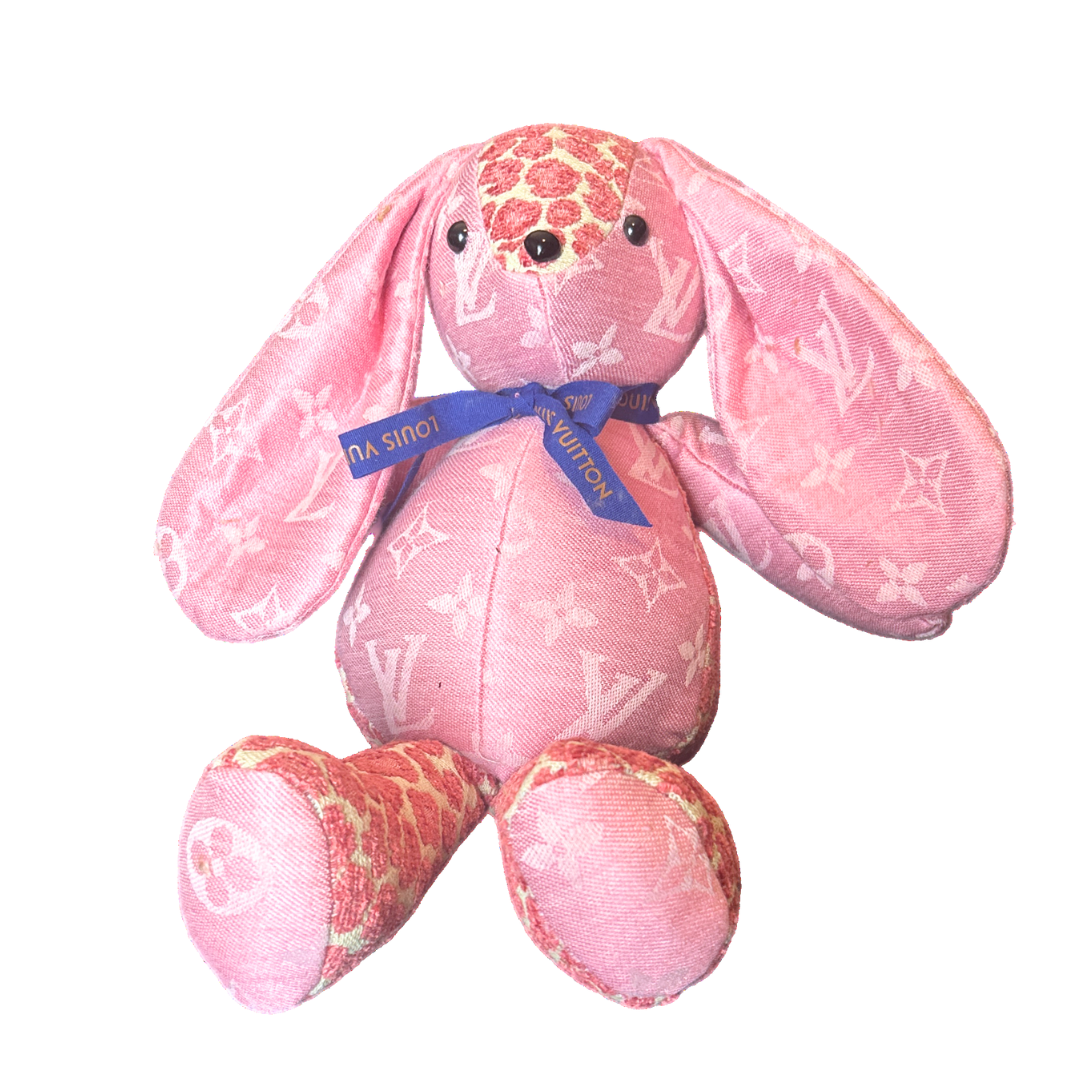 LV Monogram   Silk Scarf Clever Bunny