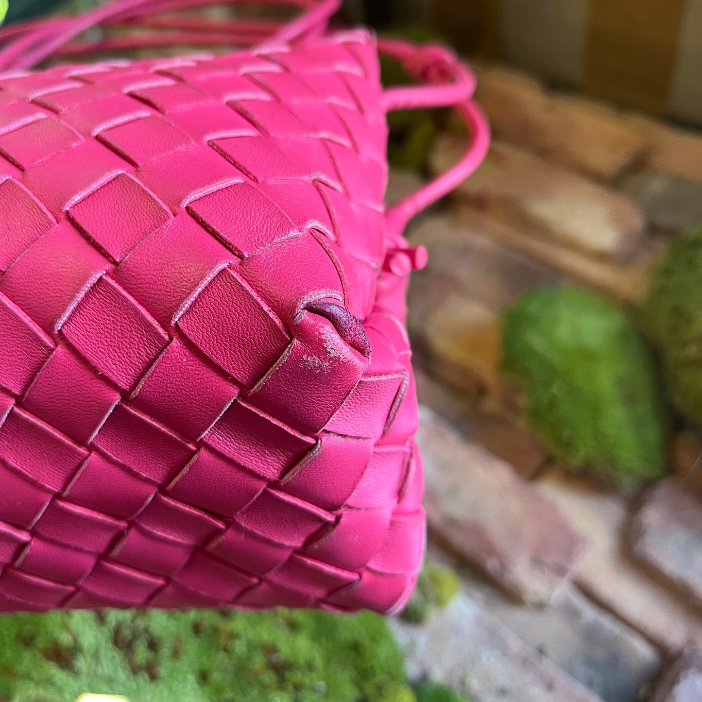 B-VENETA Small Ameliaop Pink Crossbody