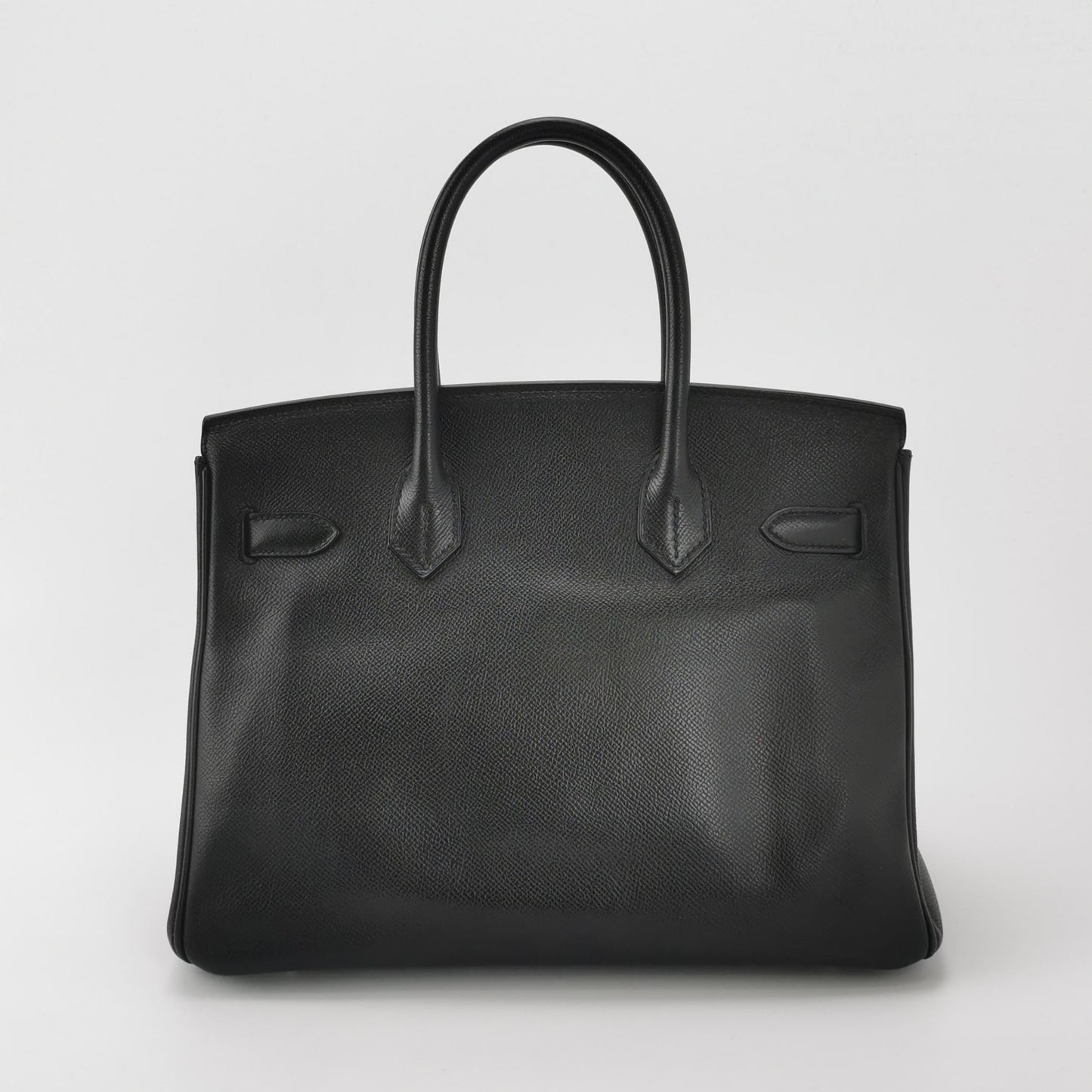 Hermes Birkin 30 Black Epsom Leather Palladium Hardware 2012